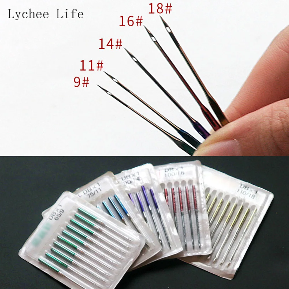 

Lychee Life 38 мм антипрыгающая игла эластичная ткань универсальные обычные точечные иглы для машинной обработки инструменты для домашней швейн...