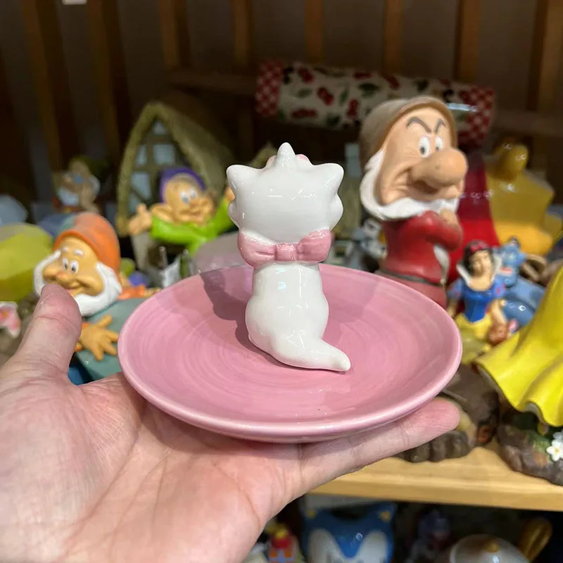 Disney аристократы Мари кошка керамическая фотоподнос TAction Фигурки игрушки милое