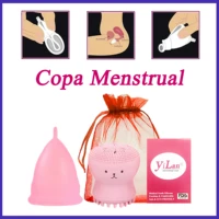 women menstrual cup period cup medical grade silicone feminine hygiene copa menstrual de silicone medica reusable menstrual cup