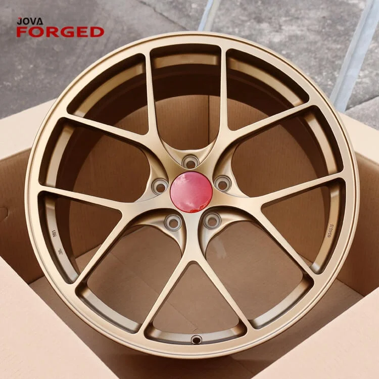 Роскошные матовые бронзовые 5 Y спицы 17 18 19 20 21 22 дюйма под заказ кованые колеса