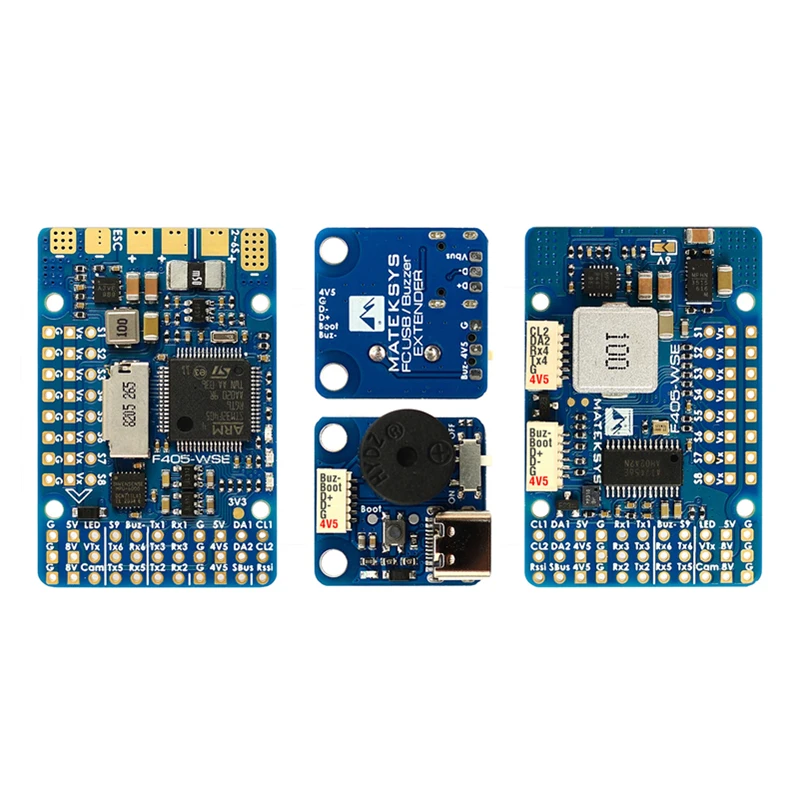 

Контроллер полета Matek F405-WSE F405 STM32F405RET6, встроенный контроллер полета OSD SD-слот DPS310, улучшенная версия для радиоуправляемого дрона