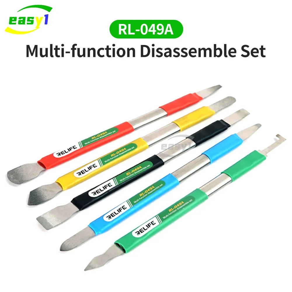 

Инструмент для разборки телефона Relife, инструмент для снятия задней крышки телефона, инструмент для удаления стекла, пасты, лопастей, батарей, открывающийся нож