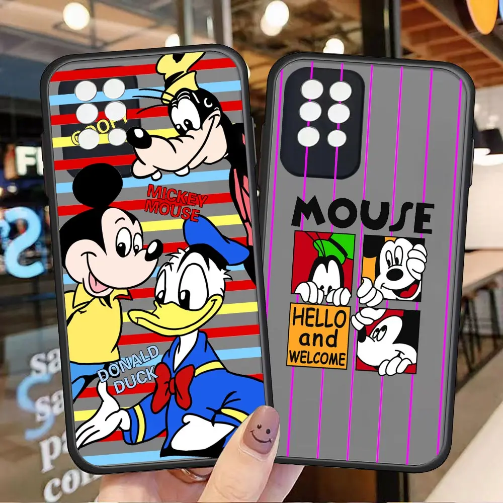 

Funny Minnie Mickey Mouse Cartoon Matte Case For Tecno Hot 12i 12 11s 11 10s 10i 10 9 8 Play Snfc Smart 6 5 4 HD S5 Black Cover