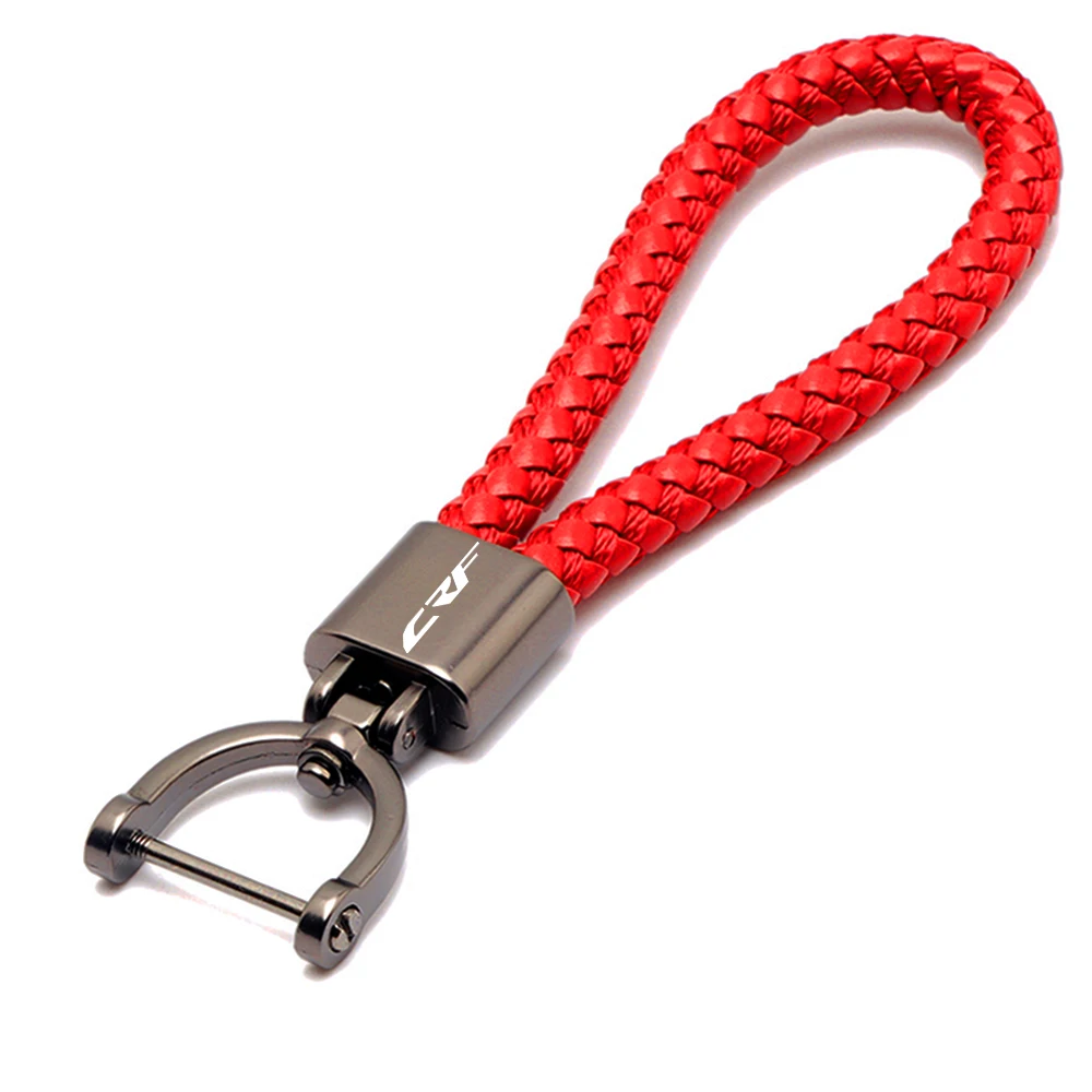 Для HONDA CRF250L CRF300L/Rally CRF125/150/250/450 R/X/RX CRF 250R 450R аксессуары плетеный шнур брелок металлический брелок