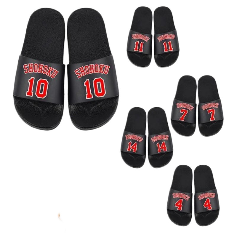 Slam Dunk Cartoon Anime Peripheral Basketball Xiangbei Sakuragi Flower Road Non-slip Adult Sandals and Slippers Birthday Gift
