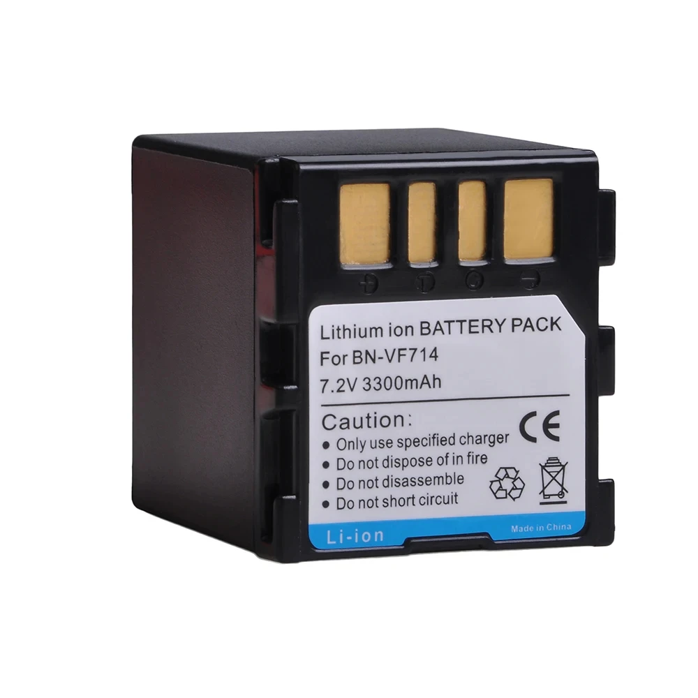 Фото BN-VF714 Аккумулятор BN-VF707 BN-VF733 для JVC BN-VF707U BN-VF714U BN-VF733U GR-D240 Аксессуары для камер №1