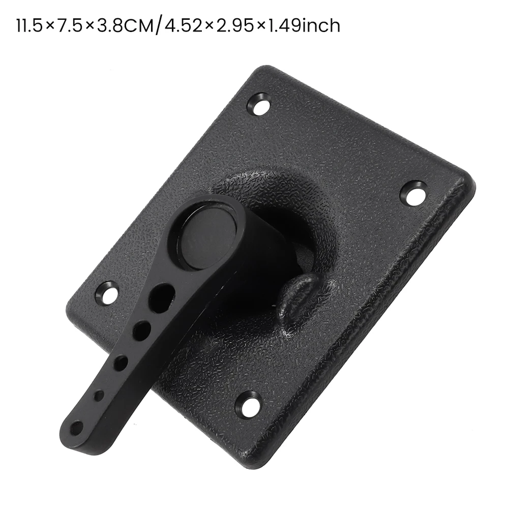 

High Quality Rudder Control Partskits 2*spacers 4*screws ABS+copper Insert Accessories Black Handle Square Base