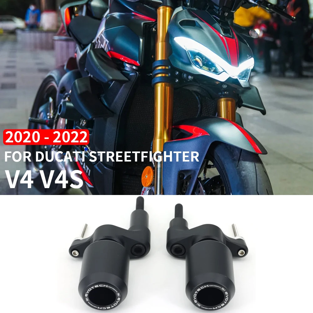 

Motorcycle Engine Guard Anti Crash Frame Slider Falling Crash Protector Cover Kit For Ducati Streetfighter V4 V4S 2020 2021 2022