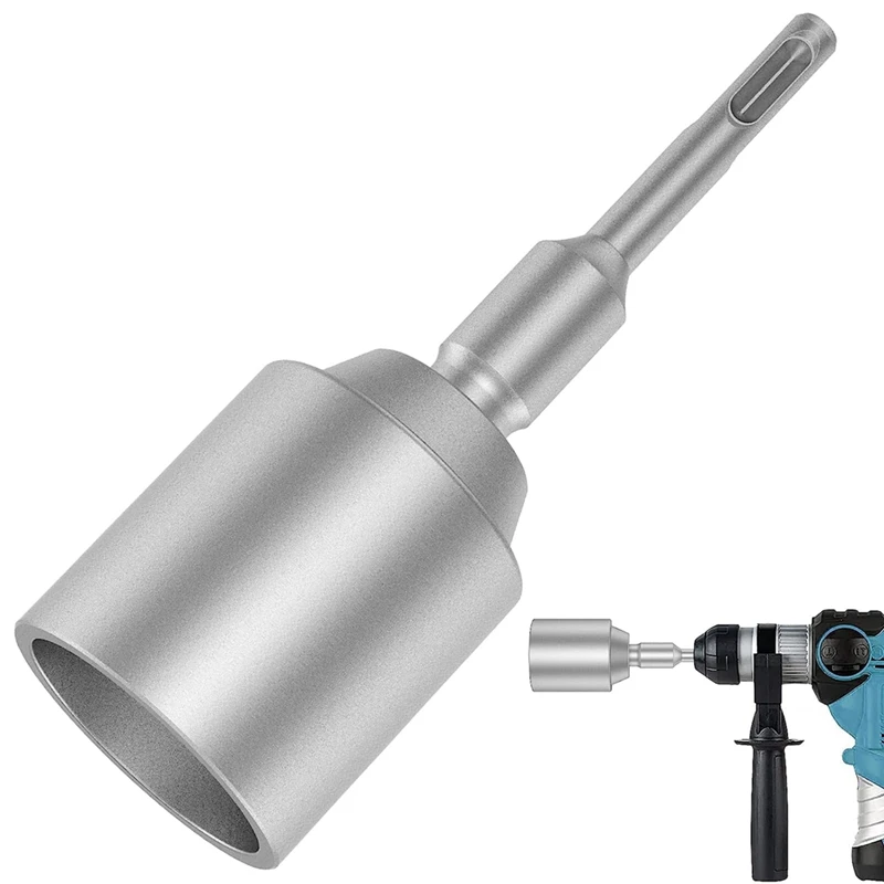 1 PCS SDS-Plus T Post Ground Rod Driver Drill Bit Driver For Hammer Drill Grounding Rods B