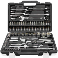 hand tool sets car repair tool kit set mechanical tools box for home 14 inch socket wrench set ratchet screwdriver kit