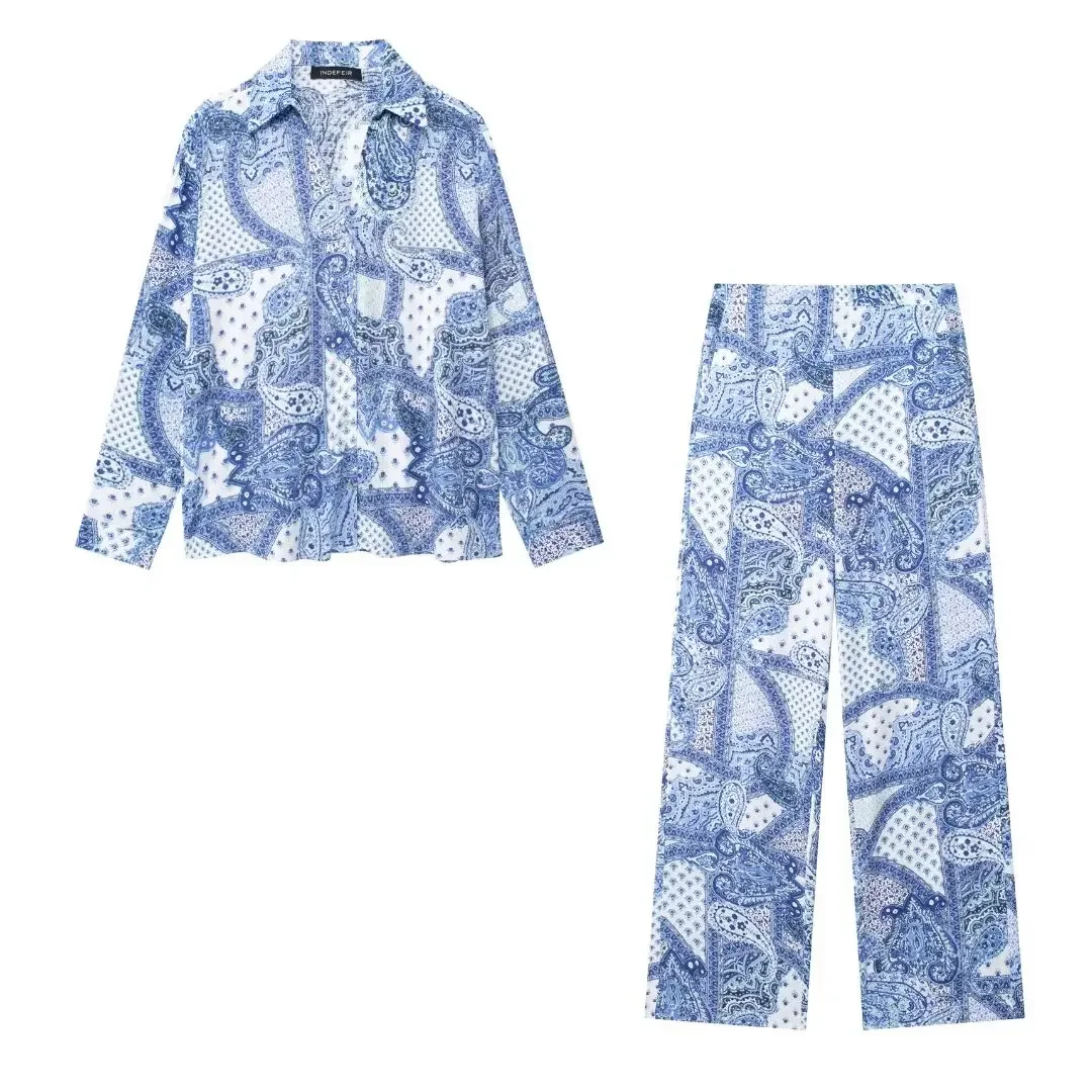 Женские повседневные брюки с принтом