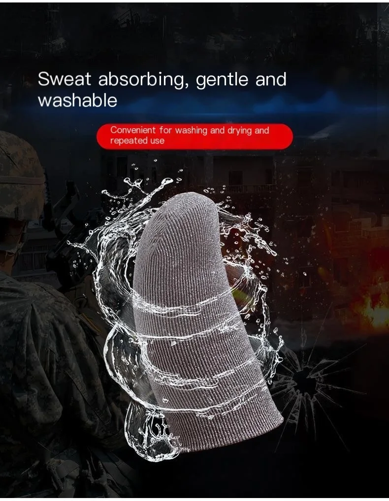 

Game finger sleeve anti-sweat finger sleeve artifact ultra-thin mobile game professional touch screen walk position non-slip