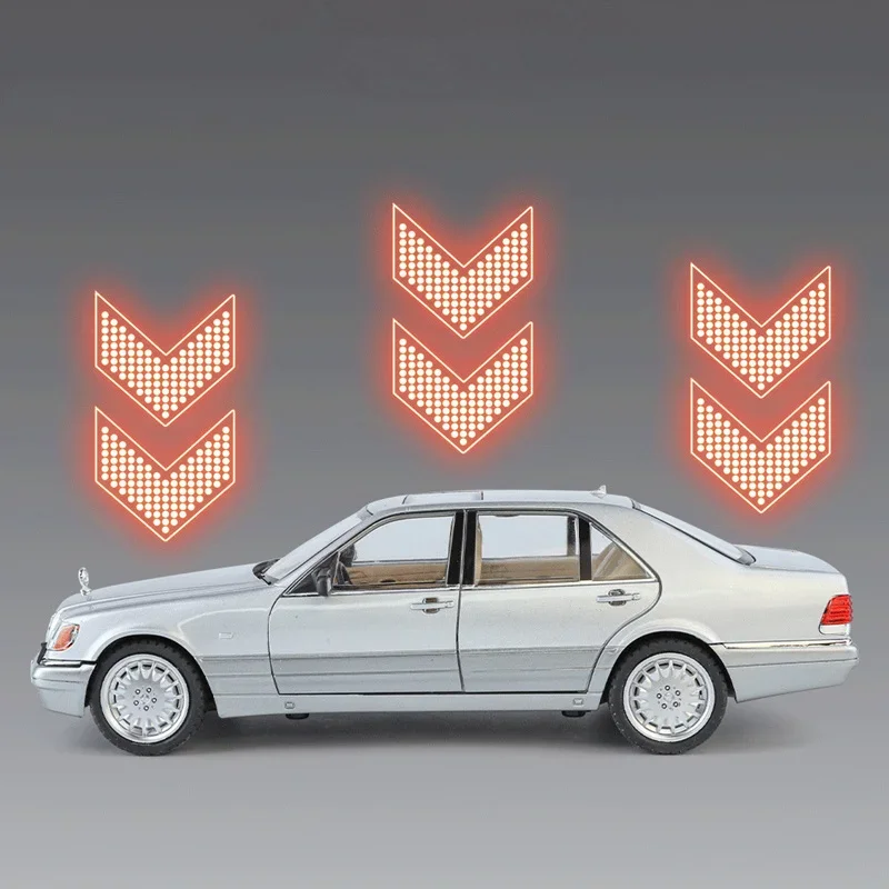1:24 W140 S320 SEL Street Edition классическая модель автомобиля из сплава литая под давлением