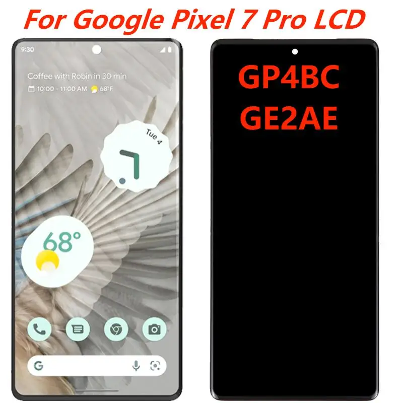 Оригинальный AMOLED дисплей 6 7 дюйма для Google Pixel Pro GP4BC GE2ae ЖК-дисплей с рамкой деталь