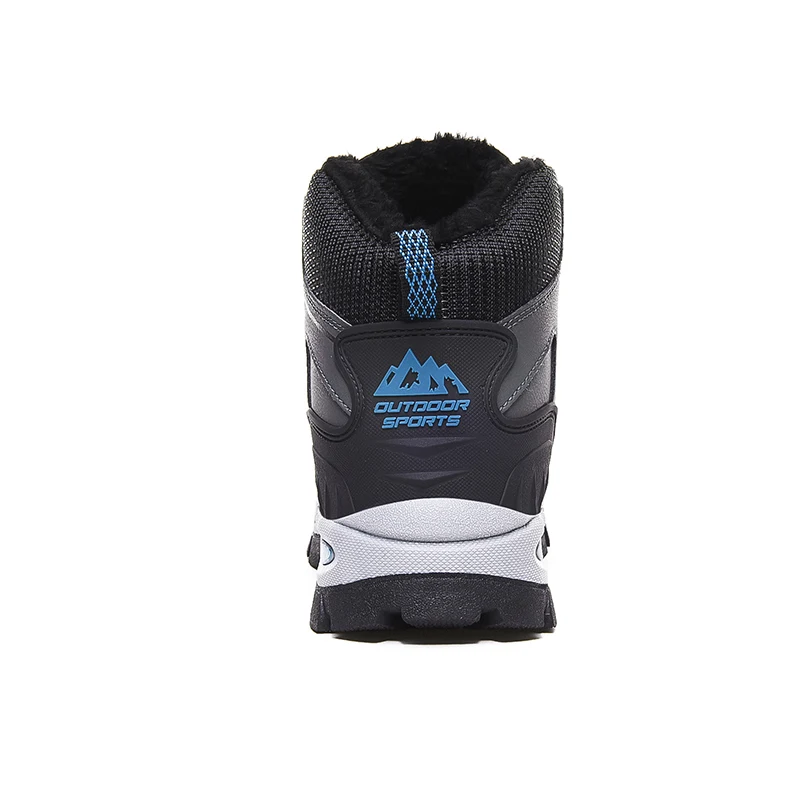 Keep Warm Winter Hiking Shoes With Fur Waterproof Outdoor Hiking Boots Man Sneakers Trekking Shoes Unisex Plus Size 36-47