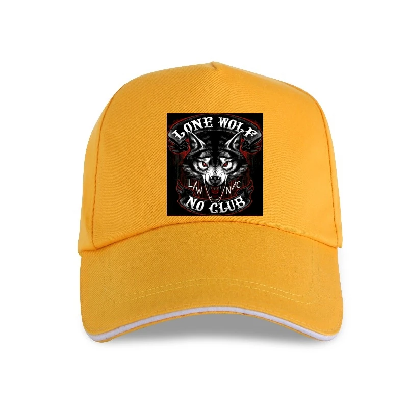 

Lone Wolf No Club Fashion Men's Lone Wolf Baseball cap Motorcycle