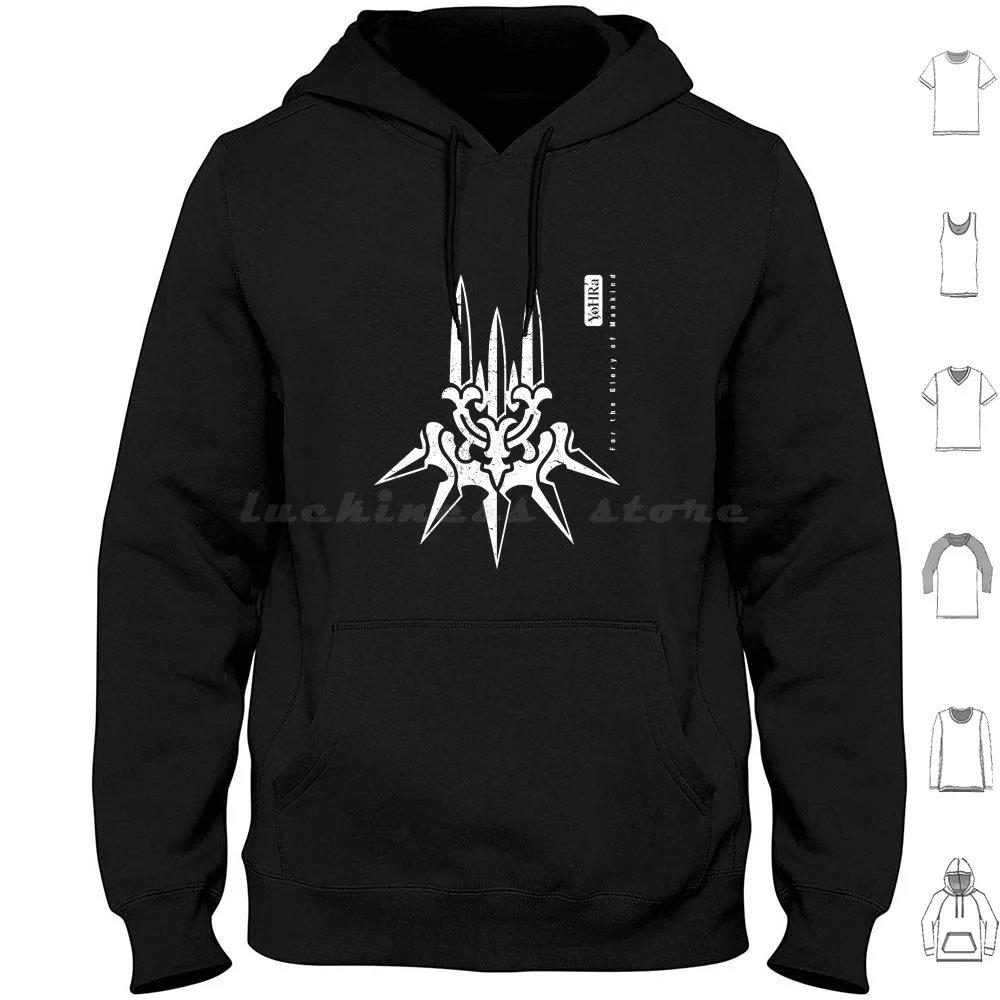 

Nier Automata Hoodie cotton Long Sleeve Nier Automata Nier Automata 2B Robot Love Peace 9S Game Gaming Gothic Video Games