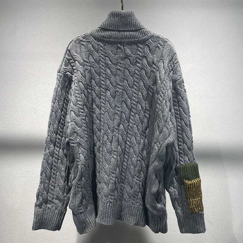 Новинка Осень-зима 2024 нишевой винтажный кардиган на молнии милый свитер со ста