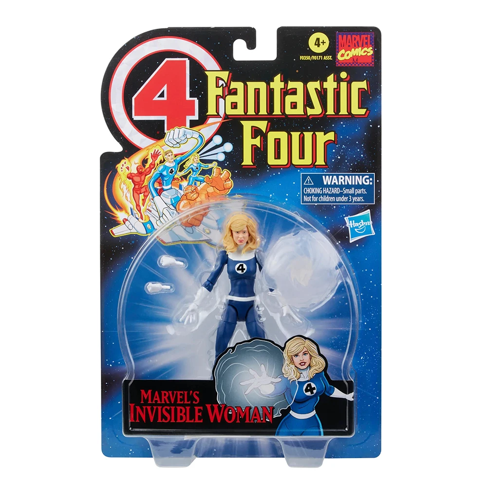 

[100% NEW] Hasbro Marvel Legends Series Fantastic Four Retro Invisible Woman 6-inch Action Comic Figure Collectible Model Toys