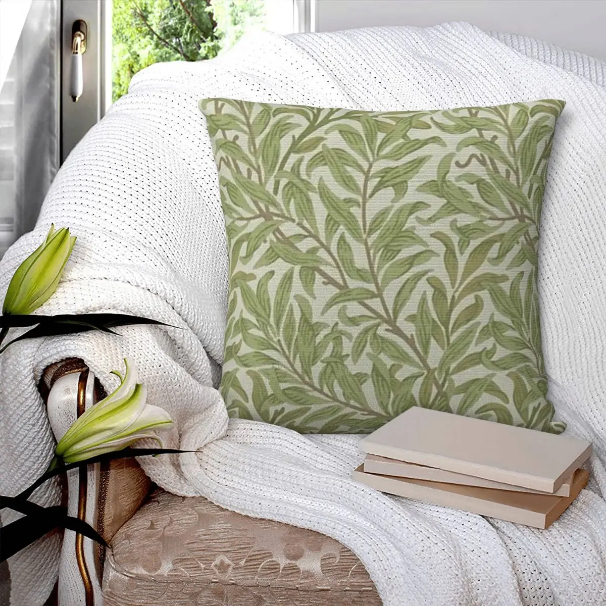 Наволочка William Morris Willow Bough с узором