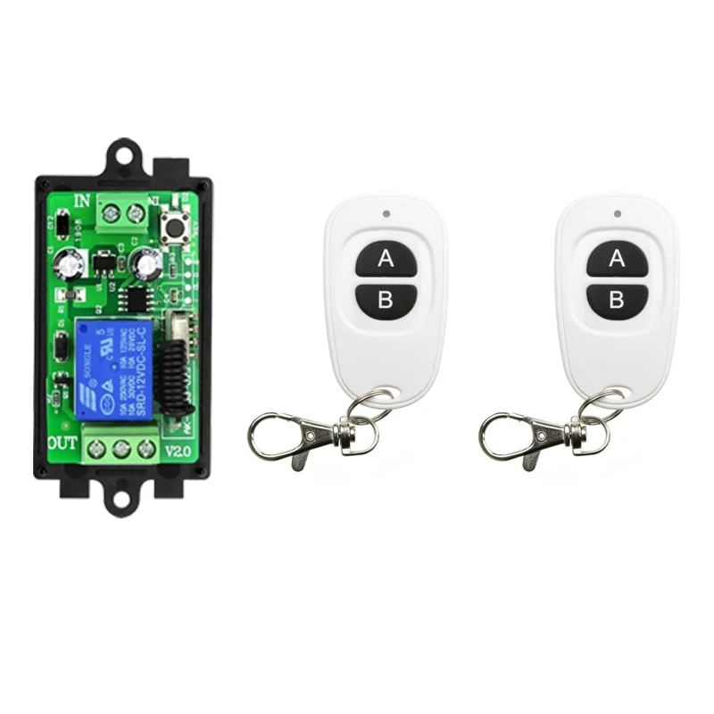 Беспроводной мини-переключатель релейный приемник 1 канал 12 В постоянного тока с