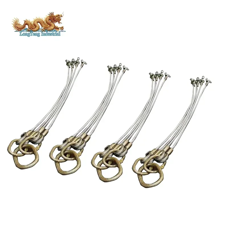 DNV 2.7-1 Стандартный контейнерный подъемник с пятью ножками стальной тросовый