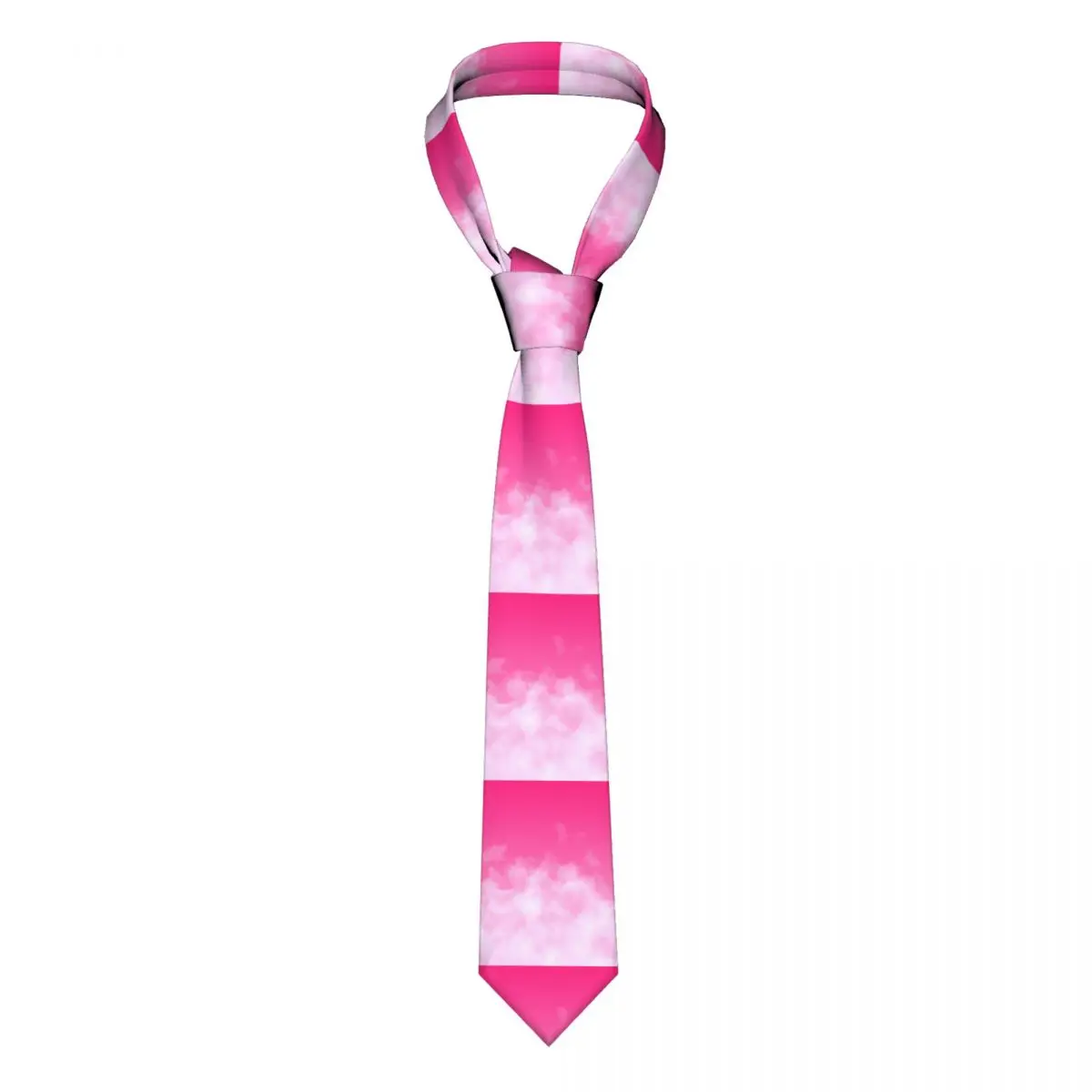 

Soft Cloud Tie Pink Sky Print Men Pattern Neck Ties Gift Blouse Business 8CM Cravat