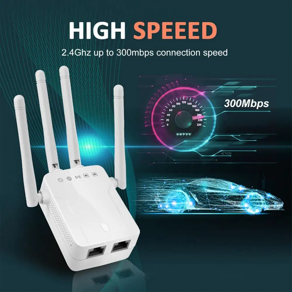 

300Mbps Signal Enhancer Signal Booster Long Range WiFi Repeater Extender Wireless M-95B 2.4G WiFi Wifi Wi-Fi Amplifier Wi fi