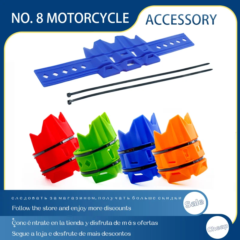 

1 piece 4 Colors Motorcycle Silencer/Round Oval Moto Exhaust Muffler Protector Cover Can Fit 100mm-140mm For KTM 950 1190 1050