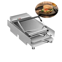 easy operation automatic burger bun makertwo layers burger bread toaster for sale