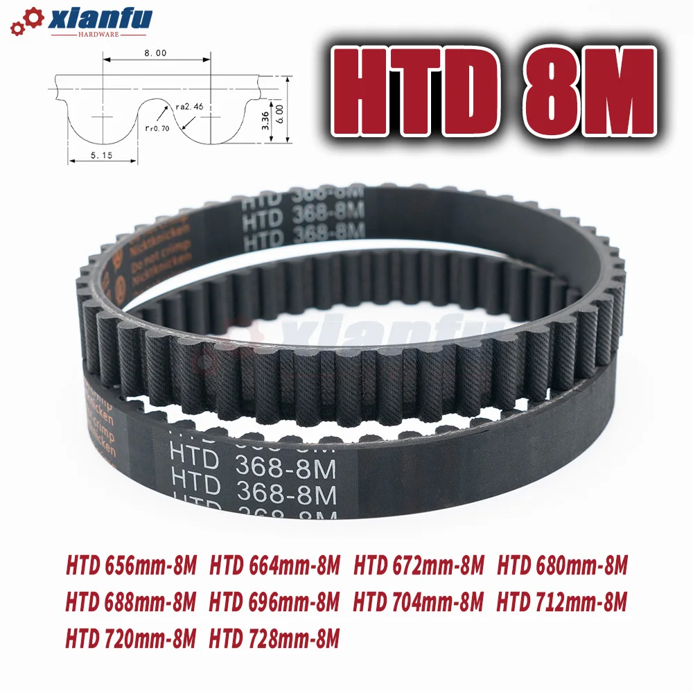 Резиновый ремень ГРМ HTD 8M