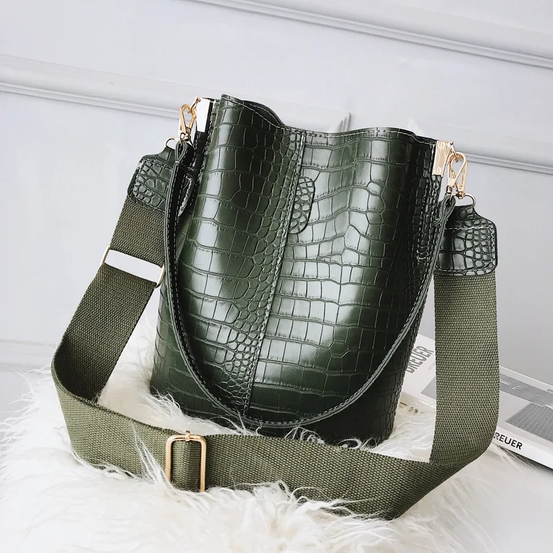 

Crocodile Pattern Crossbody Bags for Women 2022 New Luxury Handbags Women Bags Designer PU Leather Shoulder Bags Tote Bag Sac