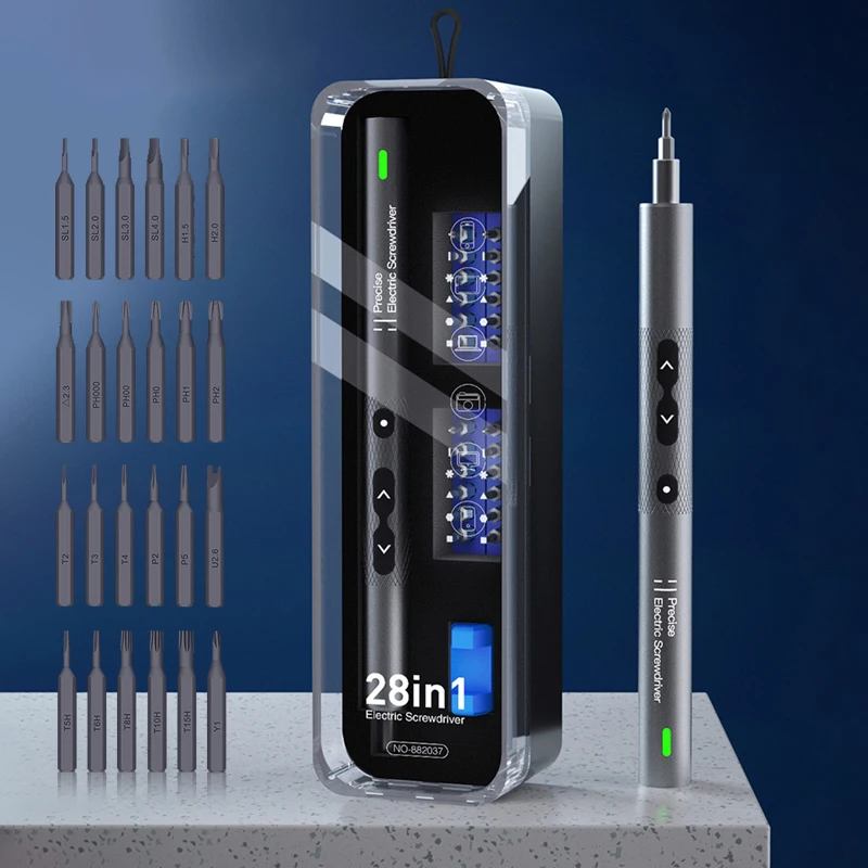

T40 Precision Electric Screwdriver Set Cordless Power Screwdriver With LED Light For Phone Laptop Repair Professional Tools