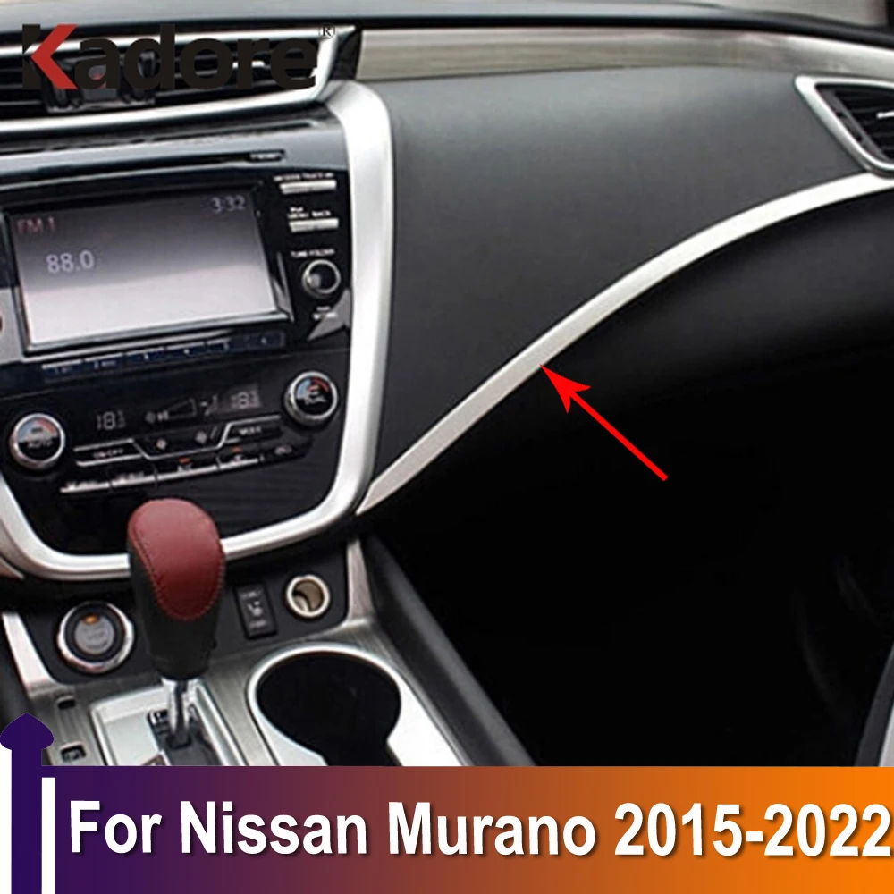 

For Nissan Murano 2015-2017 2018 2019 2020 2021 2022 Center Control Cover Trim Car Dashboard Decoration Interior Accessories