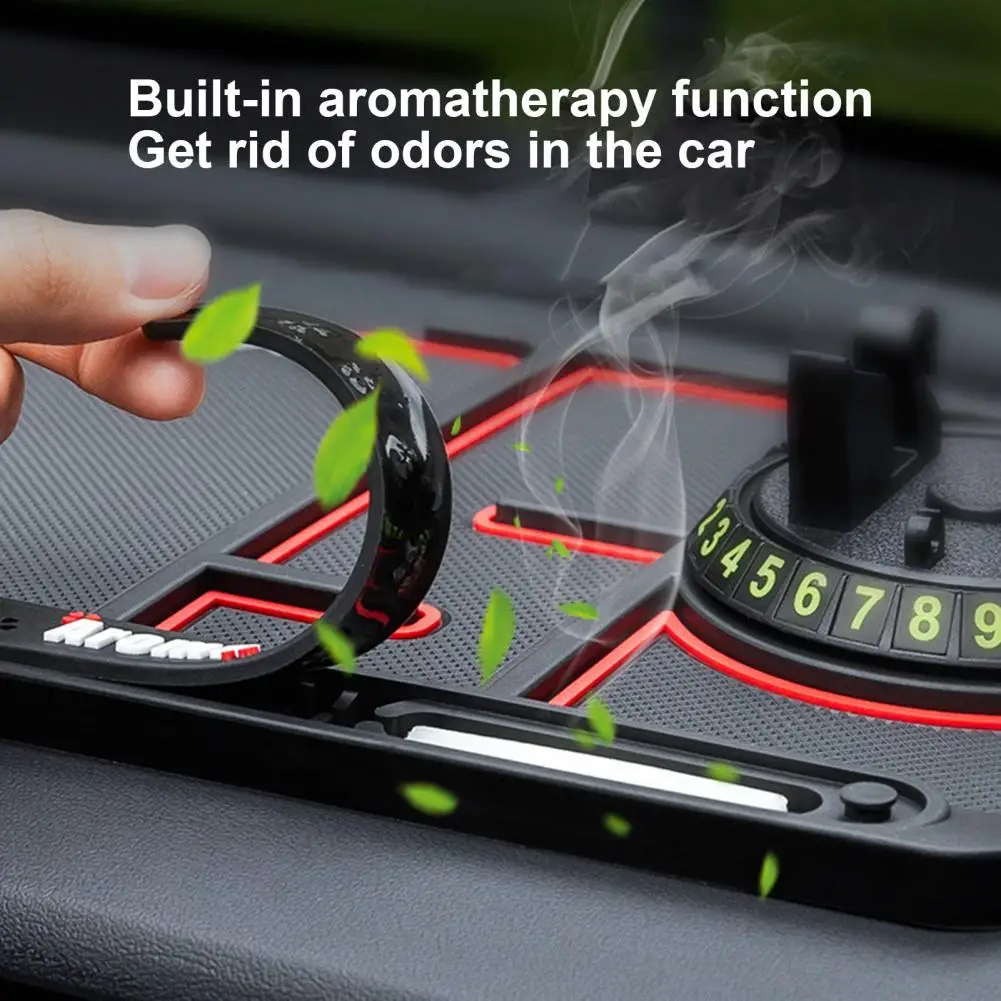 

Fixate Cell Pad Great Reusable Heat-resistant Anti-Slip Gel Pad Dashboard Mat for ATV Car Dash Pad Sticky Phone Holder