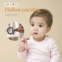 cozok baby pacifier food grade silicone smiley super soft artificial nipple multicolor non slip sleeping pacifier baby products