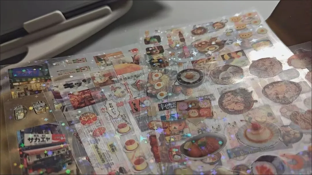 

20 шт. Ретро-наклеек в японском стиле из ПЭТ