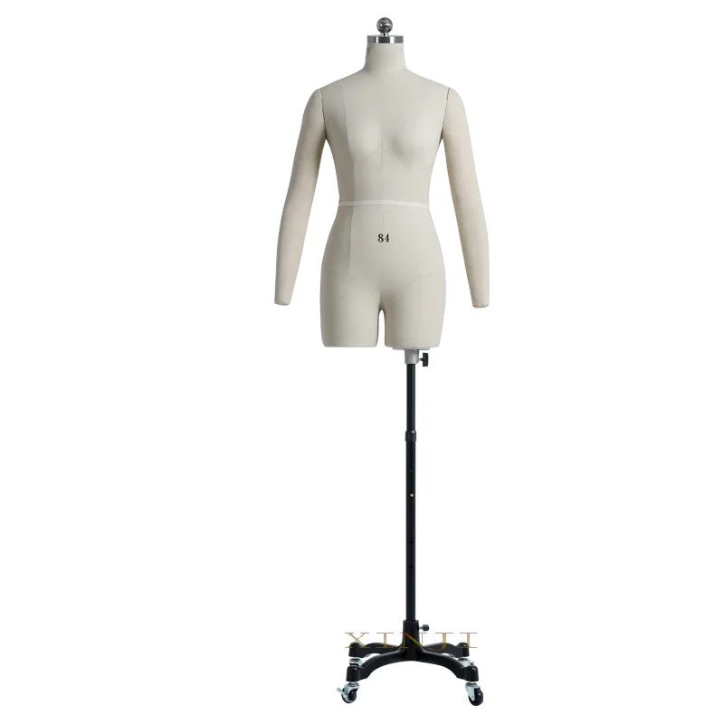 

Women Mannequin Half length Double Legged Costume Design Punching Board Hanging Buckle Shoulder Belt Arm Standard
