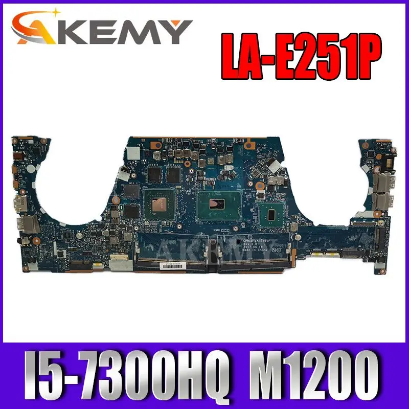 

Ak For Hp Zbook Studio G4 15 G5 G6 Laptop Motherboard With I5-7300HQ CPU Quadro M1200 LA-E251P 921015-001 100% Tested Fast Ship