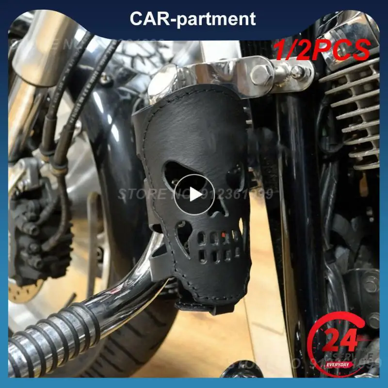 

1/2 шт., мотоциклетный держатель для чашки, из ПУ кожи