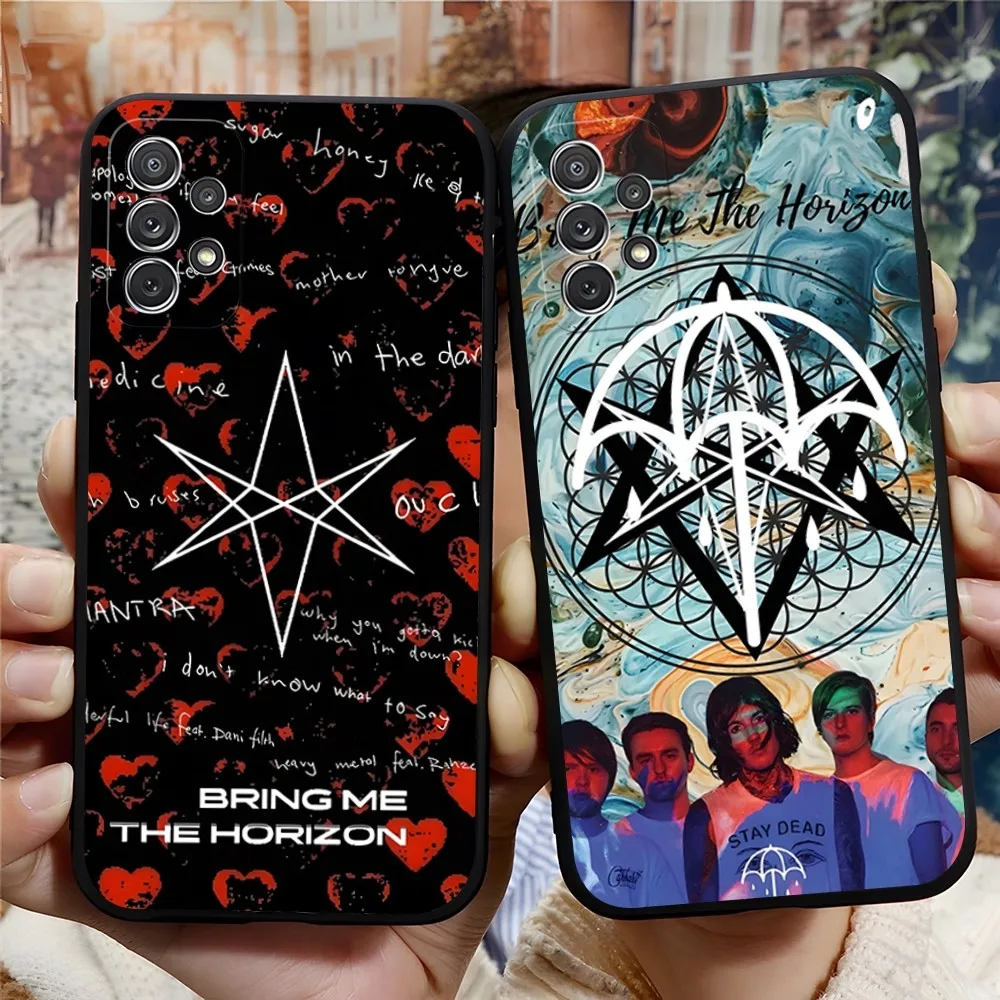 Чехол для телефона Bring Me The Horizons Samsung Galaxy S24 S23 S22 S20 S21 Ultra Fe Plus M54 A34 A54 A24 A52 A53 Coque