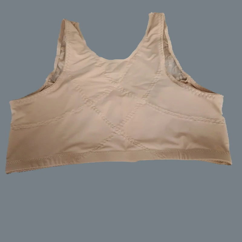 Plus Size Bras For Women Seamless Women Bra S-6XL Large Size Bralette Beauty Lace Front Buckle Push Up Bra Wireless Underwear