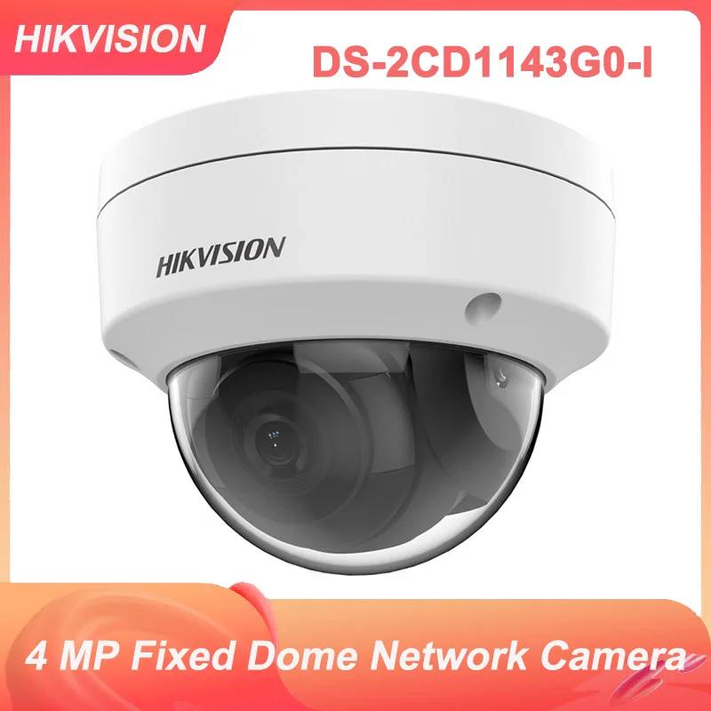 Оригинальный Hikvision DS-2CD1143G0-I 4 МП PoE IP Network купольные камеры для видеонаблюдения 30m IR