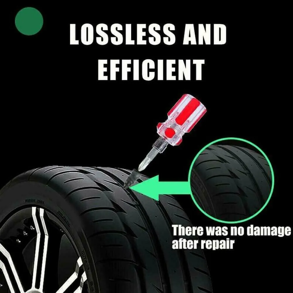 

10X Car Vacuum Tire Repair Nail Tubeless Tire Repair Tool Rubber Nails S/L Motorcycle Truck Bus Puncture Tire Quick Repair Nail