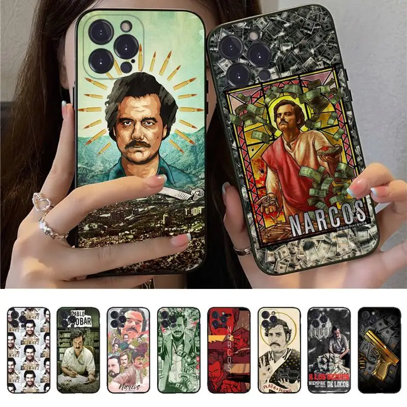 

Narcos TV Series Pablo Escobar Phone Case for iPhone 11 12 13 mini pro XS MAX 8 7 6 6S Plus X 5S SE 2020 XR case