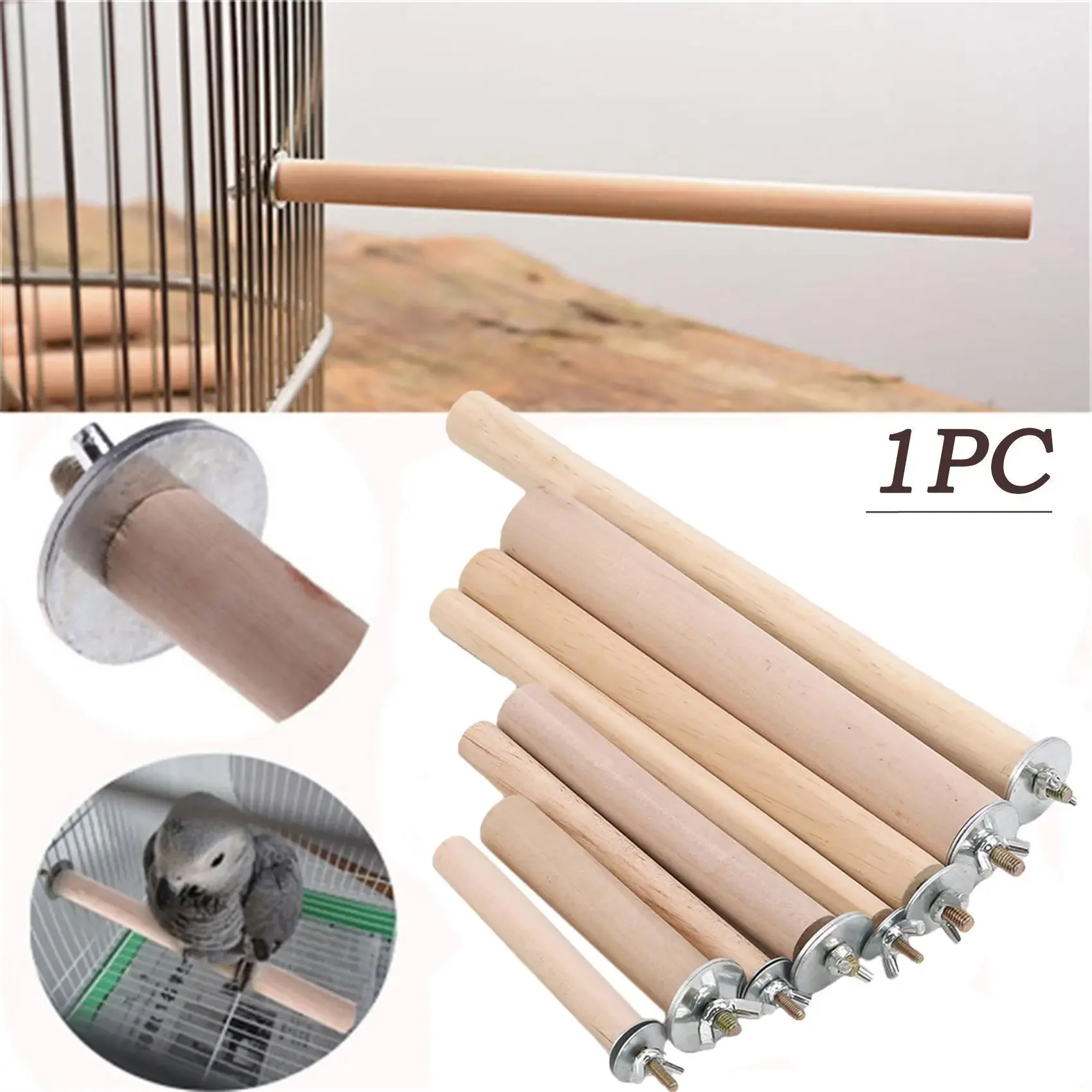 Стоячая палка деревянная цветная игрушка стикеры стенд 1 X Птица коготь