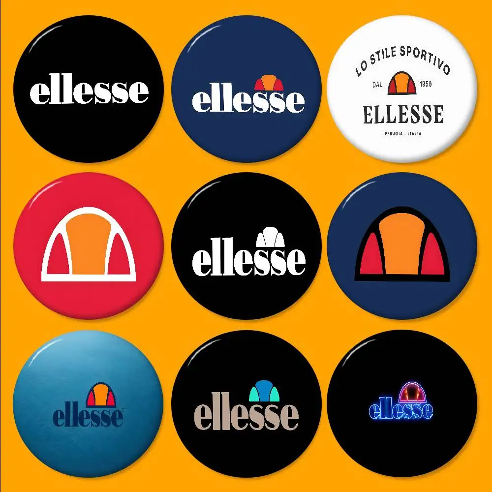 Фото Быстросохнущие креативные значки E-Ellesse из жести с мягкими кнопками, броши с животными, значки для лацканов и рюкзаков, аксессуары-значки №2