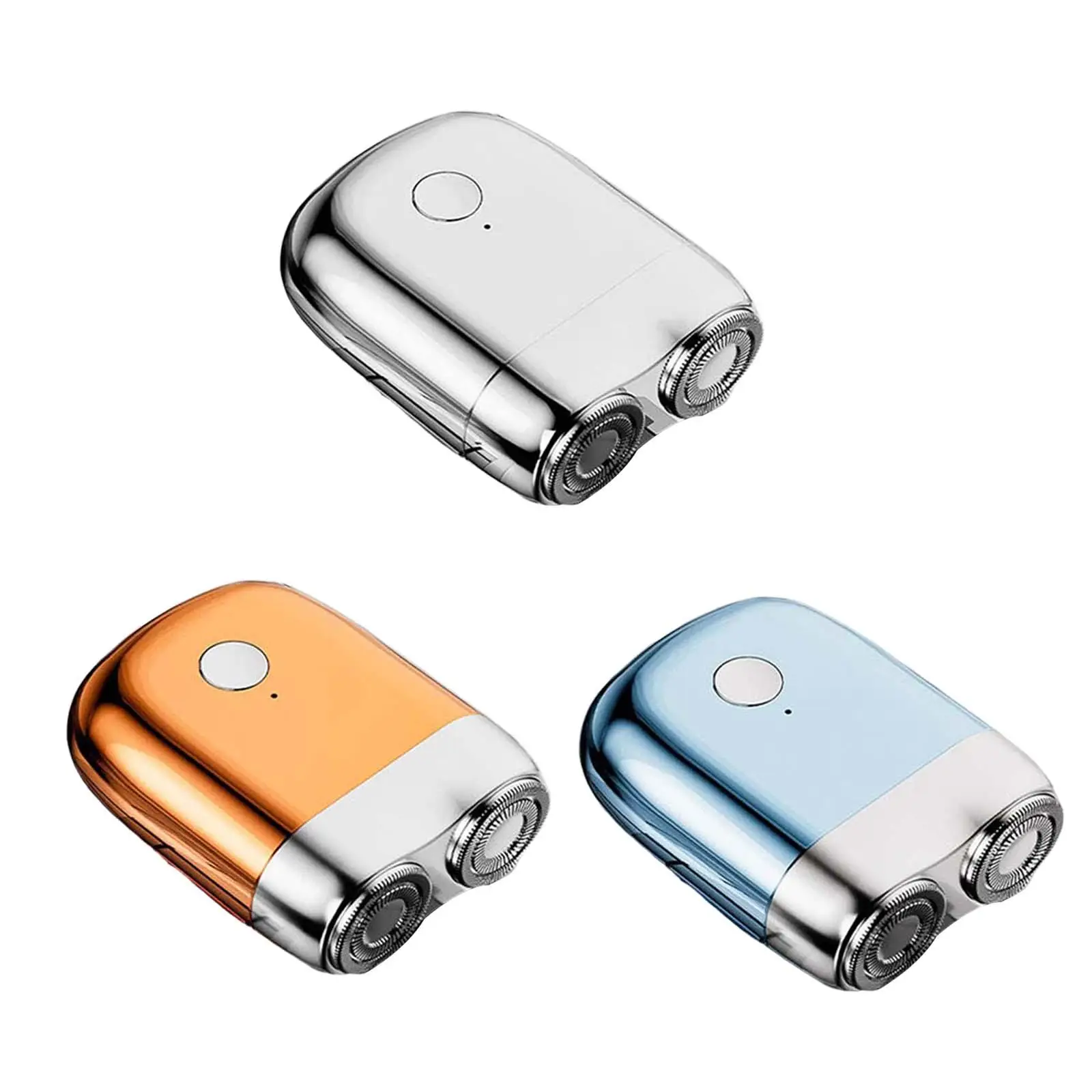 

Mini Electric Shaver Beard Trimmer Quickly Clean Independent Floating Heads Mini Shaver for Husband