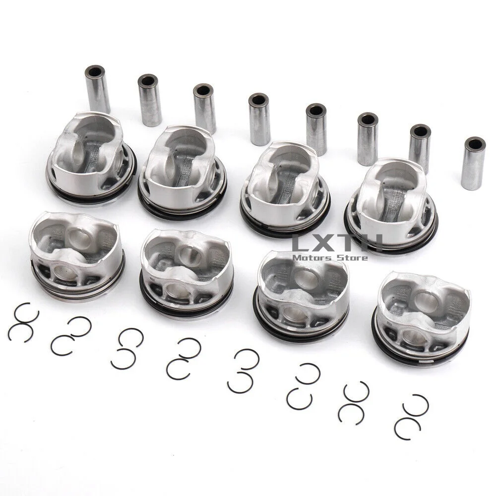 Набор 8 поршней и колец STD A 11257613626 11257574822 11257576475 Для BMW 550i 750i X5 F10 F02 F07 E70 E71 N63B44A 4