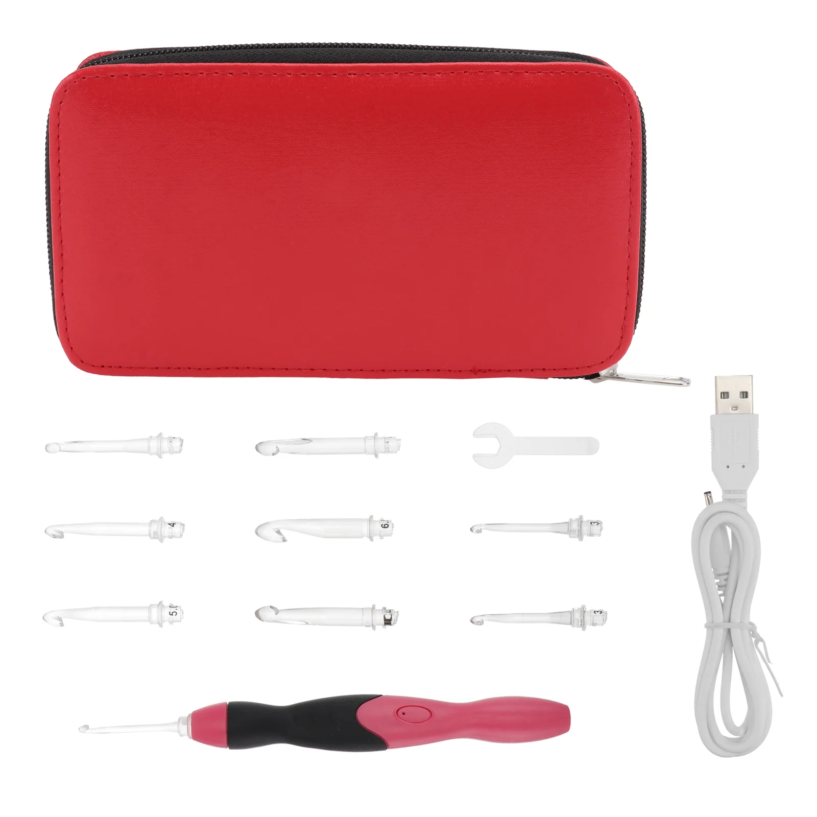 

Crochet Knitting Hooks Hook Led Lite Sewing Yarn Accessory Weave Diy Accessoriescraftstools Lights Lightlacing Weaving Needle